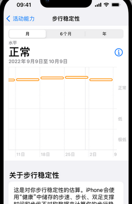 建始iPhone手机维修如何在iPhone开启'步行稳定性通知'